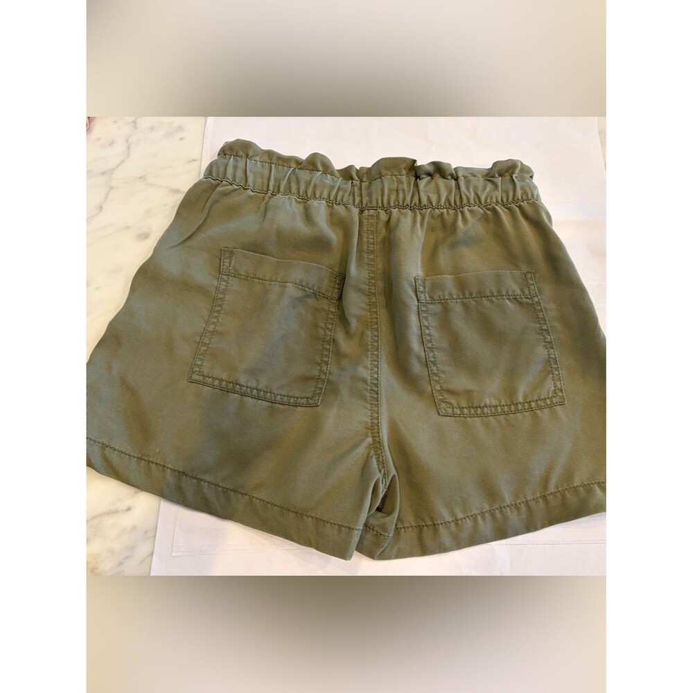 LOFT Olive Drawstring Utility Shorts - Picture 4 of 4